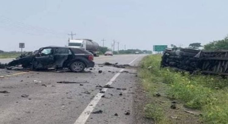 Niña huérfana, tras fatal accidente en Tamaulipas