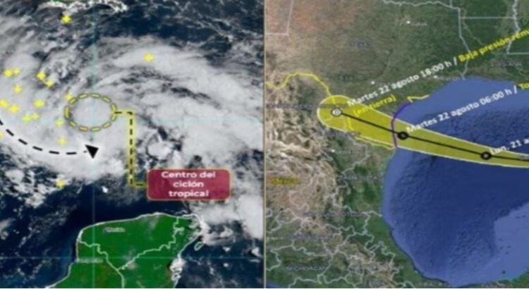 México emite alerta por potencial ciclónico frente a Tamaulipas