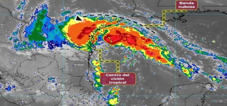 Tormenta tropical Harold impactará Tamaulipas, Nuevo León y Coahuila