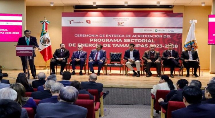 Tamaulipas con reconocimiento mundial por su programa de energía