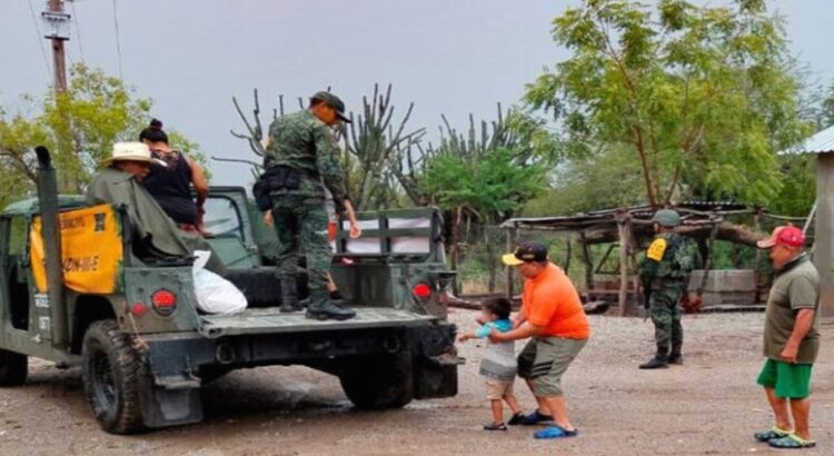 El ejército reporta la evacuación de 630 familias por creciente del río Guayalejo