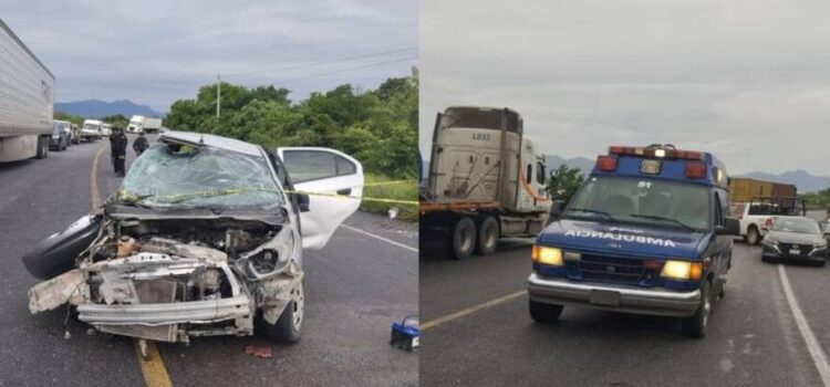 Pierden la vida 5 personas en un choque carretero en Tamaulipas