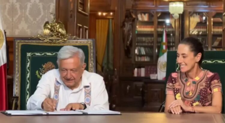 AMLO firma decreto para la reforma del Poder Judicial